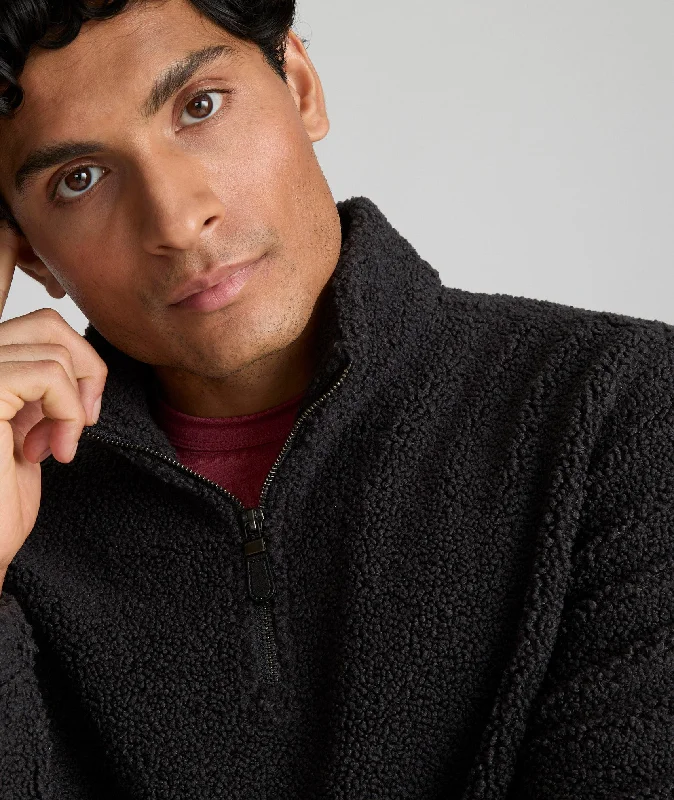 Get stylish outfits for every occasion – Shop now and save! Sherpa Quarter-Zip Sweater Get stylish outfits for every occasion – Shop now and save! Sherpa Quarter-Zip Sweater