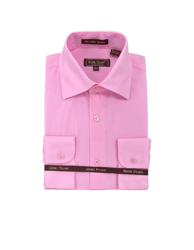 Shop affordable and stylish clothing – Limited-time discounts. Pink men's long sleeves dress shirt spread collar convertible cuff regular fit Shop affordable and stylish clothing – Limited-time discounts. Pink men's long sleeves dress shirt spread collar convertible cuff regular fit