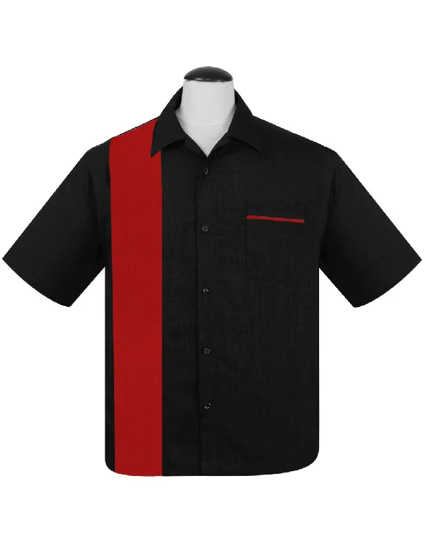 Save on trendy clothing for every season –Shoppers get exclusive deals. PopCheck Single Panel Bowling Shirt in Black/Red Save on trendy clothing for every season –Shoppers get exclusive deals. PopCheck Single Panel Bowling Shirt in Black/Red