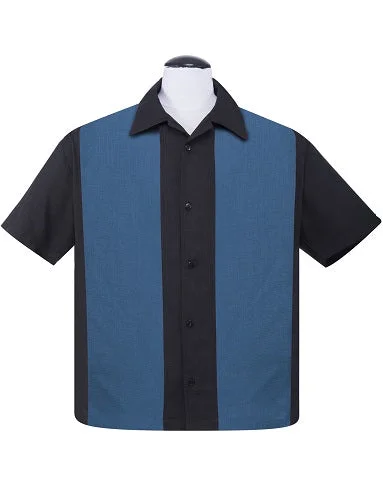 Huge deals on men’s clothing – Limited-time only! PopCheck Wide Double Panel Button Up in Black/Blue Bowling Shirt Huge deals on men’s clothing – Limited-time only! PopCheck Wide Double Panel Button Up in Black/Blue Bowling Shirt