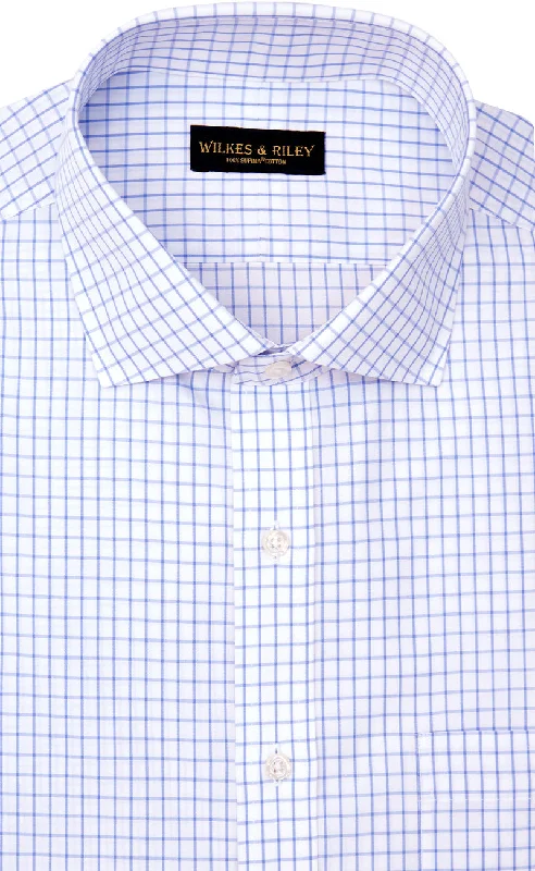 Take advantage of our men’s fashion sale – it’s your time to save! Slim Fit White Ground Large Check English Spread Collar Supima® Cotton Non-Iron Broadcloth Dress Shirt Take advantage of our men’s fashion sale – it’s your time to save! Slim Fit White Ground Large Check English Spread Collar Supima® Cotton Non-Iron Broadcloth Dress Shirt