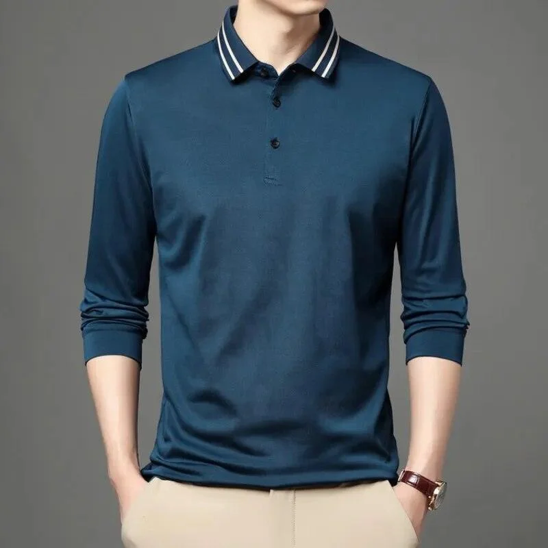 Shop affordable clothing – Limited-time only!  Striped Collar Men Polo Shirt