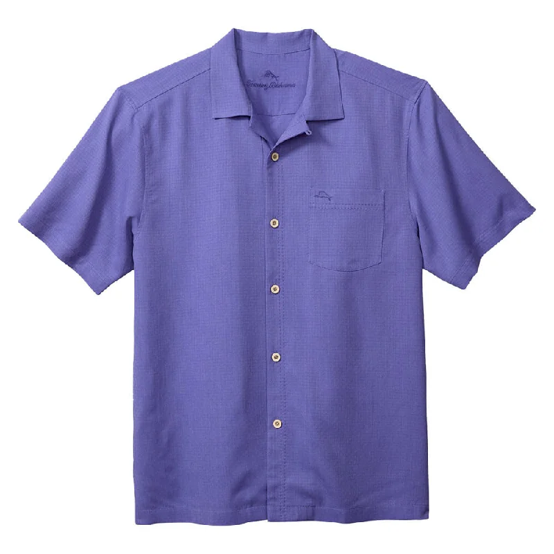Shop exclusive offers on men’sapparel Tommy Bahama Big & Tall Coastal Breeze Check Camp Shirt - Peri Lavender Shop exclusive offers on men’sapparel Tommy Bahama Big & Tall Coastal Breeze Check Camp Shirt - Peri Lavender