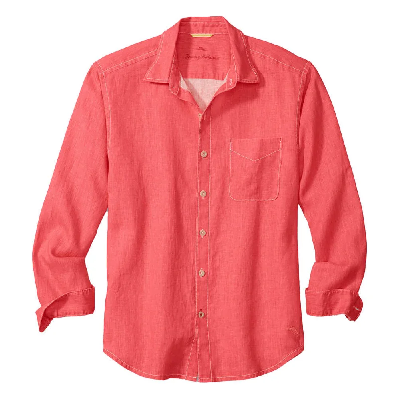 Men’s wardrobe essentials now at unbeatable prices. Tommy Bahama Sea Glass Breezer Linen Long Sleeve Shirt - Dubarry Coral Men’s wardrobe essentials now at unbeatable prices. Tommy Bahama Sea Glass Breezer Linen Long Sleeve Shirt - Dubarry Coral