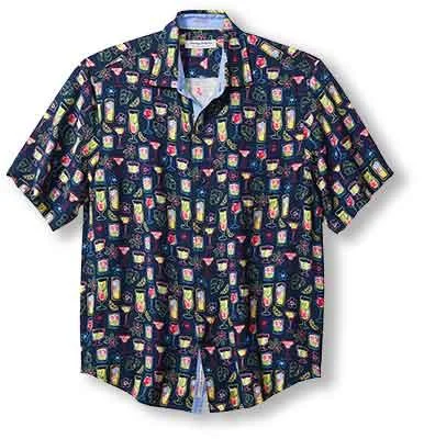 Shop the latest fashion trends with huge savings on all clothing. Tommy Bahama Veracruz Cay Electric Cocktails Camp Shirt - Horizon Blue Shop the latest fashion trends with huge savings on all clothing. Tommy Bahama Veracruz Cay Electric Cocktails Camp Shirt - Horizon Blue