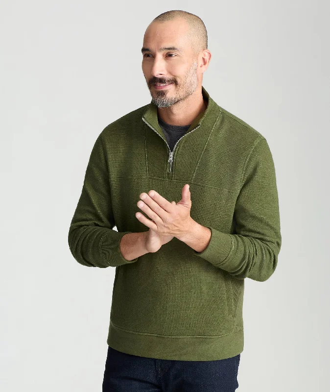 Huge deals on men’s clothing – Limited-time only!  Textured Quarter-Zip Sweater