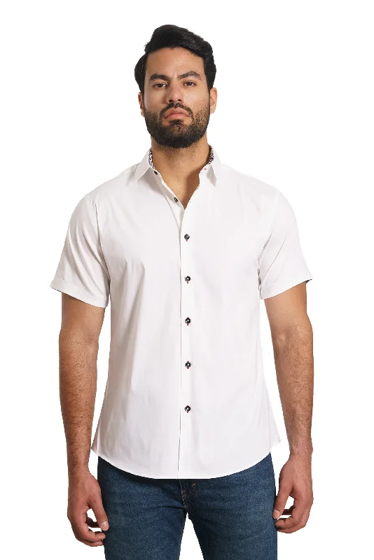 Get fresh fashion for less – Shop trendy clothing at discounted prices. White Short Sleeve Shirt Th-2868Ss Get fresh fashion for less – Shop trendy clothing at discounted prices. White Short Sleeve Shirt Th-2868Ss