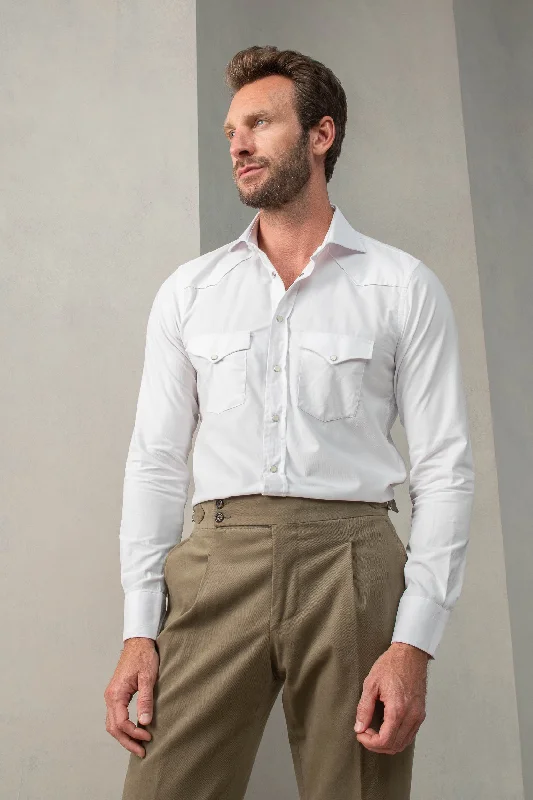 Shop affordable clothing for less – Big discounts online now. White velvet effect western shirt - Made in Italy Shop affordable clothing for less – Big discounts online now. White velvet effect western shirt - Made in Italy
