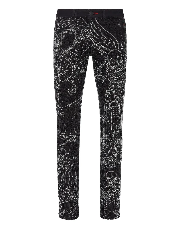 Shop men’s fashion for less – prices slashed on select items. Denim Trousers Super Straight Cut Strass Skeleton tattoo with Crystals Shop men’s fashion for less – prices slashed on select items. Denim Trousers Super Straight Cut Strass Skeleton tattoo with Crystals
