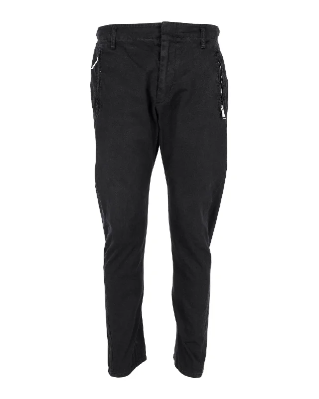 Shop seasonal clothing deals – Big savings on fashion essentials. Dsquared2 Zipped Pocket Jeans in Black Cotton Shop seasonal clothing deals – Big savings on fashion essentials. Dsquared2 Zipped Pocket Jeans in Black Cotton