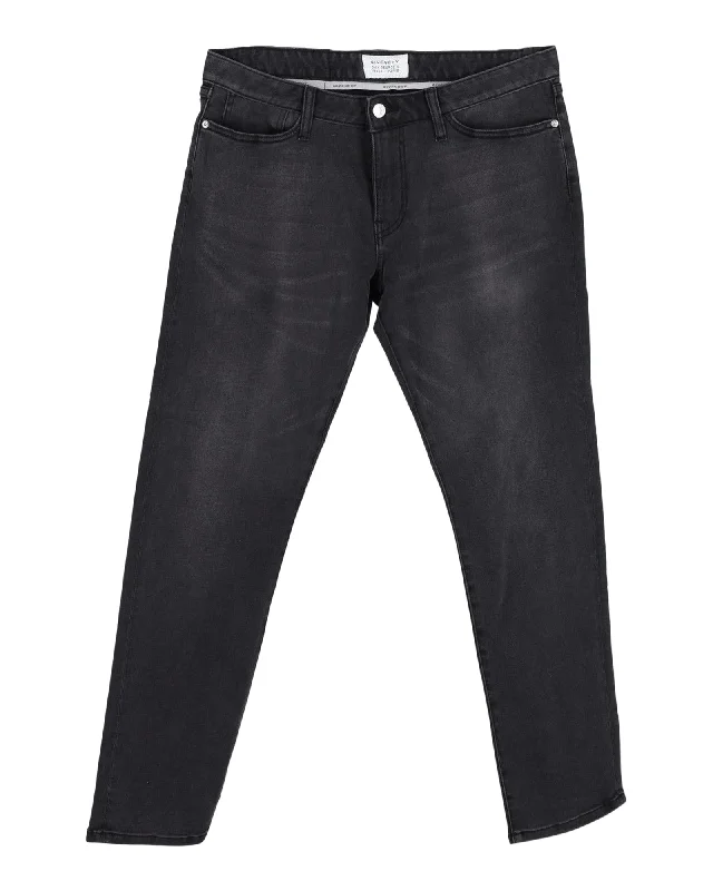 Shop new arrivals in clothing and save – Givenchy Straight-Leg Denim Jeans in Black Cotton Shop new arrivals in clothing and save – Givenchy Straight-Leg Denim Jeans in Black Cotton