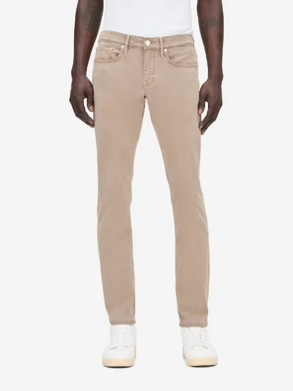 Shop the best fashion at prices you can’t beat. L'homme Slim Brushed Twill Jean In Stone Beige Shop the best fashion at prices you can’t beat. L'homme Slim Brushed Twill Jean In Stone Beige