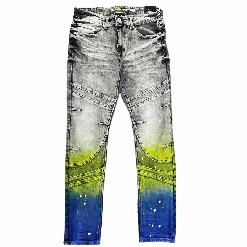 Get ready for the season with exclusive savings on trendy clothes. Men's Paint Splattered Denim Jean In Grey Get ready for the season with exclusive savings on trendy clothes. Men's Paint Splattered Denim Jean In Grey