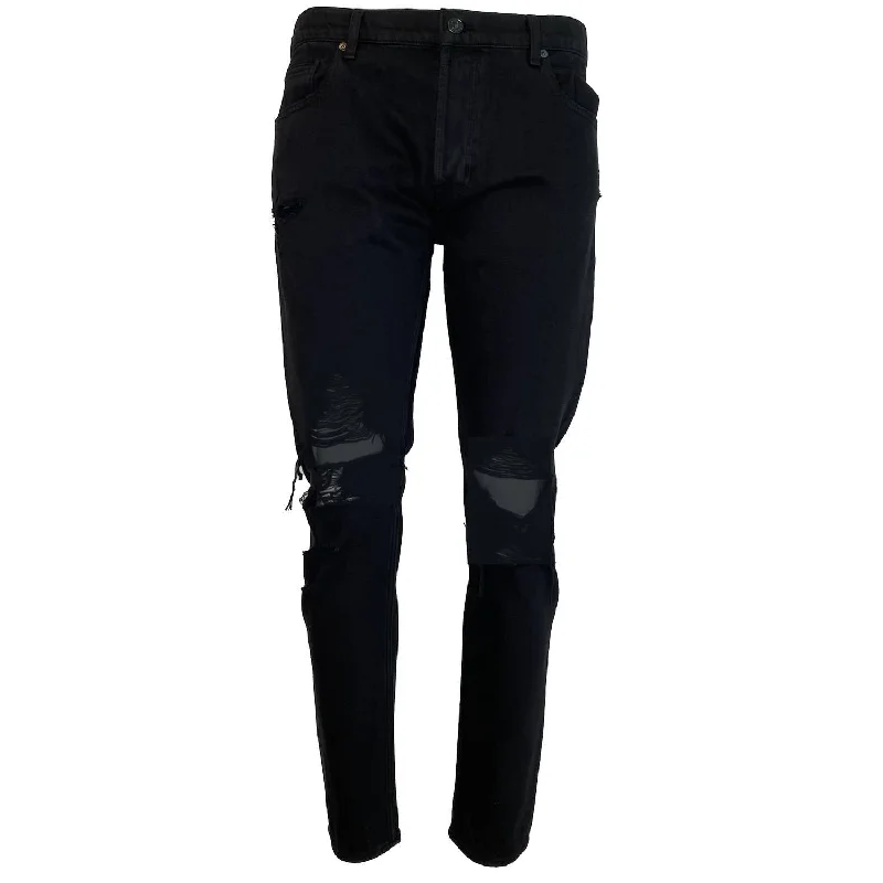 Limited-time sale: Save on all your favorite clothing items. Men's Skinny Paxtyn Destroyed Jeans In Black Destroy Limited-time sale: Save on all your favorite clothing items. Men's Skinny Paxtyn Destroyed Jeans In Black Destroy