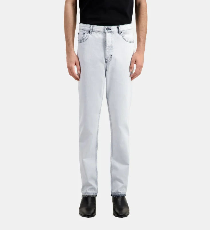 Final clearance: Men’s clothing items up to 70% off!  Straight Bleached Jeans