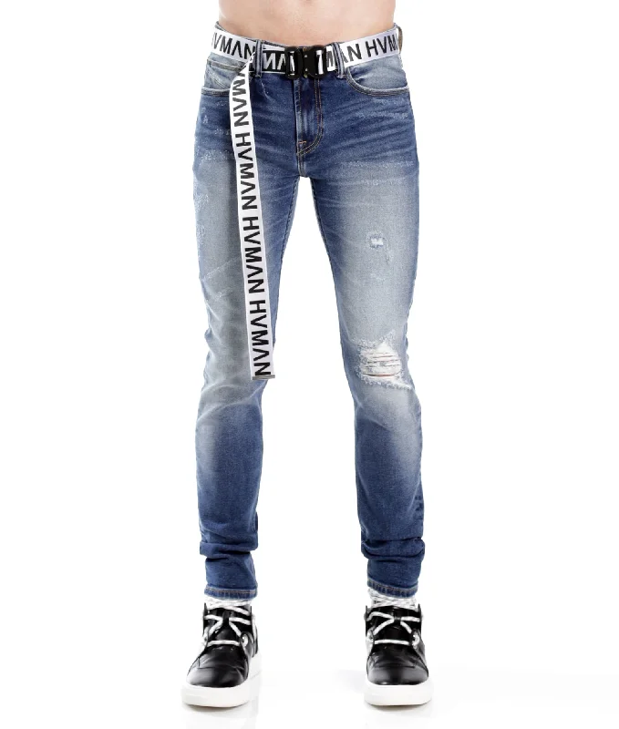 Big discounts – don’t miss out! Strat Super Skinny Fit Jean W/White Belt In Baltic Big discounts – don’t miss out! Strat Super Skinny Fit Jean W/White Belt In Baltic