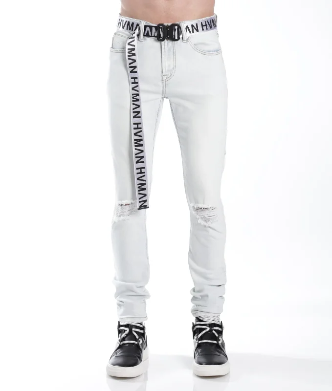 Look your best with exclusive savings on men’s fashion. Strat Super Skinny Fit Jean W/White Belt In Zephyr Look your best with exclusive savings on men’s fashion. Strat Super Skinny Fit Jean W/White Belt In Zephyr