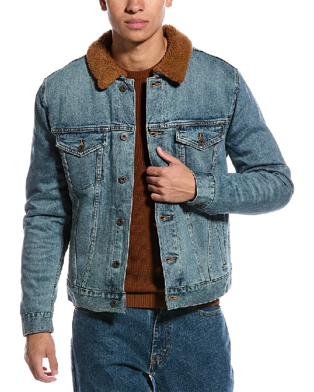 Last chance! Men’s clothing at unbeatable prices.  Vince Denim Trucker Jacket