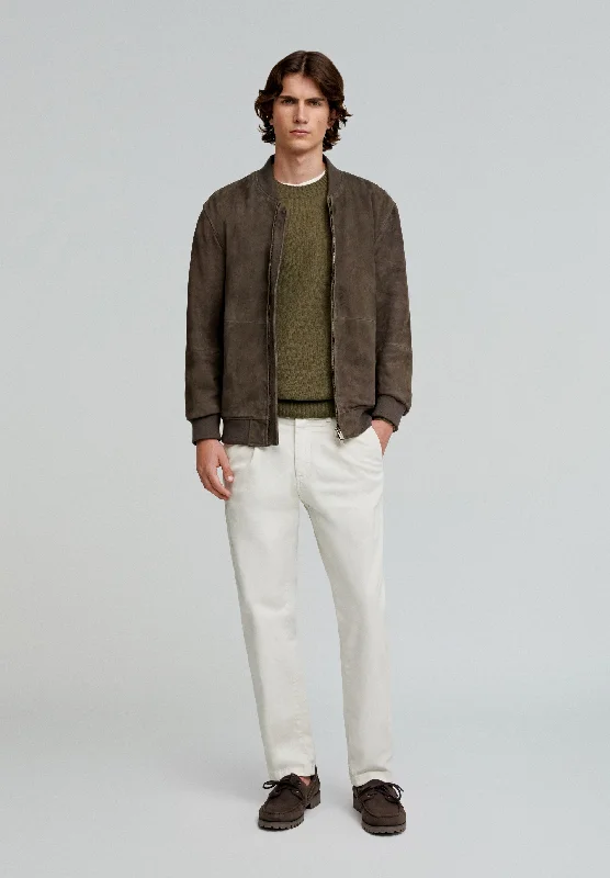 Shop the latest men's clothing trends at a fraction of the price.  SUEDE JACKET