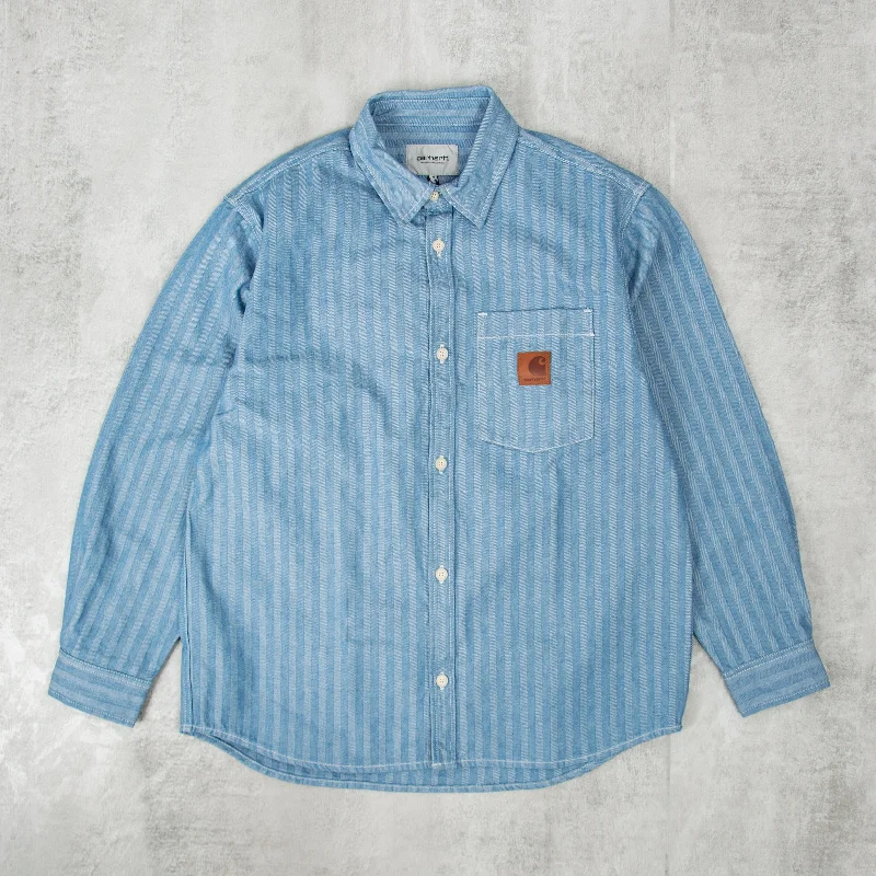 Shop trendy clothing for every season – Special promotion today. Carhartt WIP Menard Herringbone Shirt Jac Denim - Blue Rinsed Shop trendy clothing for every season – Special promotion today. Carhartt WIP Menard Herringbone Shirt Jac Denim - Blue Rinsed