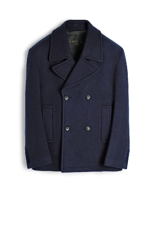 Clearance sale – shop men's clothing at discounted prices! CARRARA NAVY WOOL & CASHMERE PEACOAT Clearance sale – shop men's clothing at discounted prices! CARRARA NAVY WOOL & CASHMERE PEACOAT