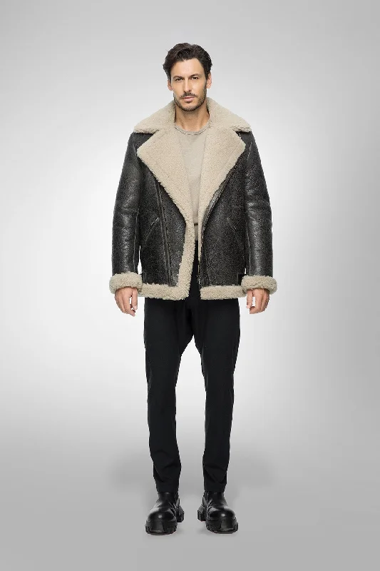 Shop trendy clothing at amazing prices – exclusive deals! Charlie - Anthracite Shearling Coat Shop trendy clothing at amazing prices – exclusive deals! Charlie - Anthracite Shearling Coat