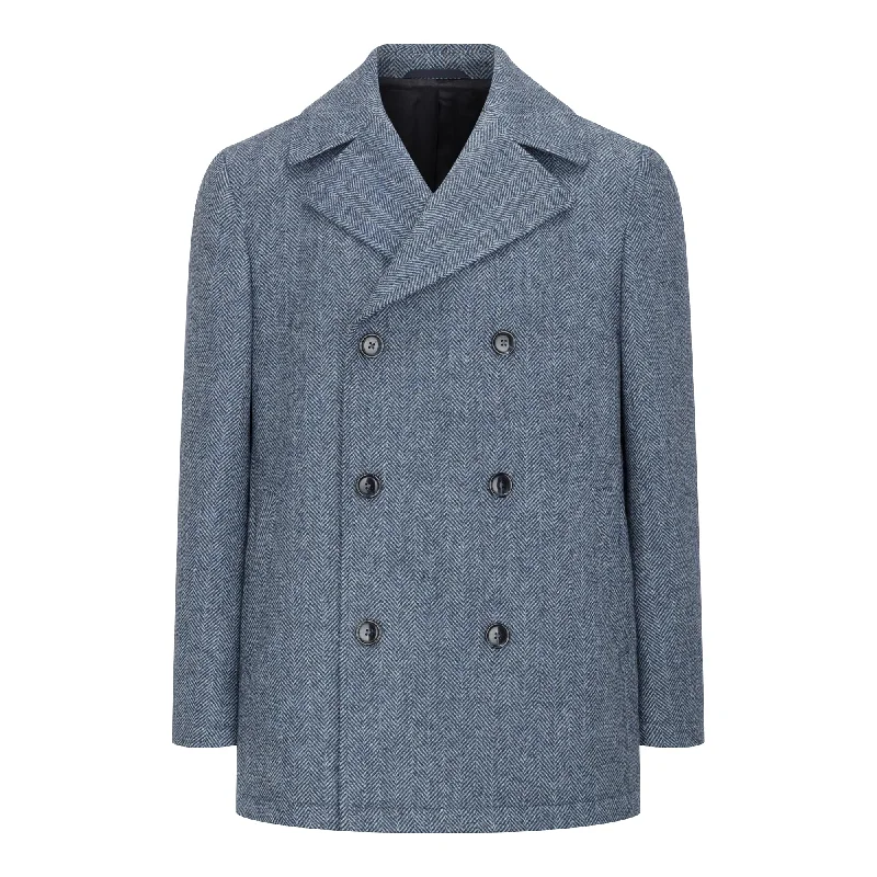 Flash sale on trendy clothing – Limited time offers available online. Denim Herringbone Cathal Irish Tweed Peacoat Flash sale on trendy clothing – Limited time offers available online. Denim Herringbone Cathal Irish Tweed Peacoat