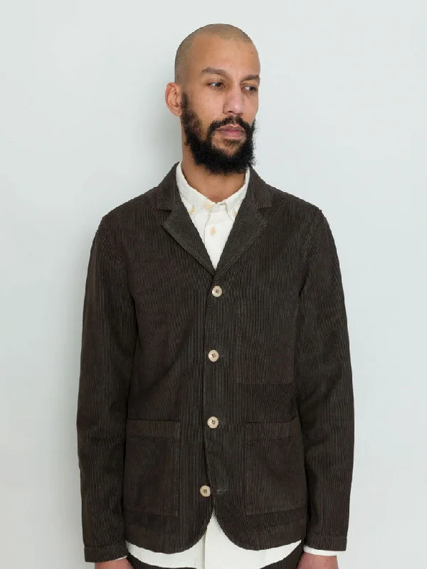 Huge savings on popular clothing styles –  Folk Patch Jacket in Black Olive Cord