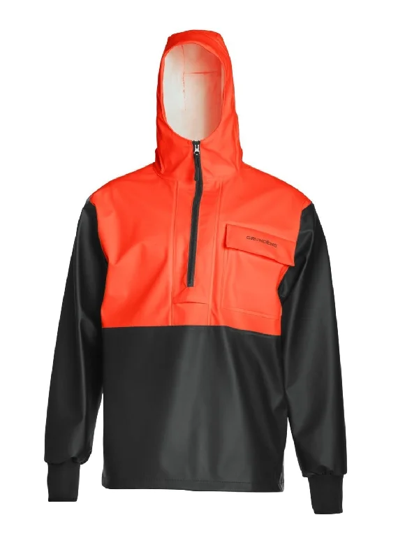 Get 25% off select men’s clothing when you shop online! Grundéns Men's Neptune 103 Waterproof Hooded Commercial Fishing Pullover Anorak Get 25% off select men’s clothing when you shop online! Grundéns Men's Neptune 103 Waterproof Hooded Commercial Fishing Pullover Anorak