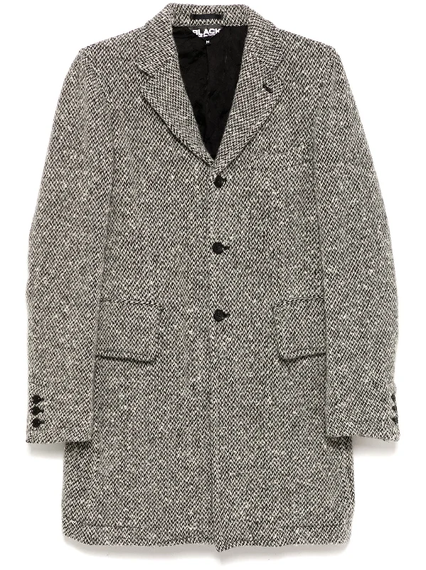Huge deals on men’s clothing – Limited-time only! Herringbone Tweed Single-Breasted Coat Huge deals on men’s clothing – Limited-time only! Herringbone Tweed Single-Breasted Coat