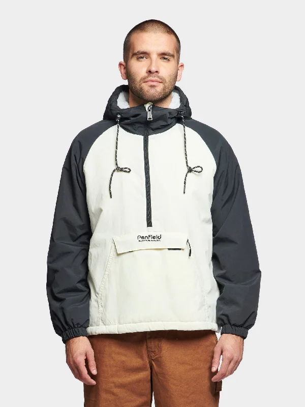 Big discounts on men’s wear – Shop now and save! Hudson Script Windbreaker Jacket in Marshmallow Big discounts on men’s wear – Shop now and save! Hudson Script Windbreaker Jacket in Marshmallow