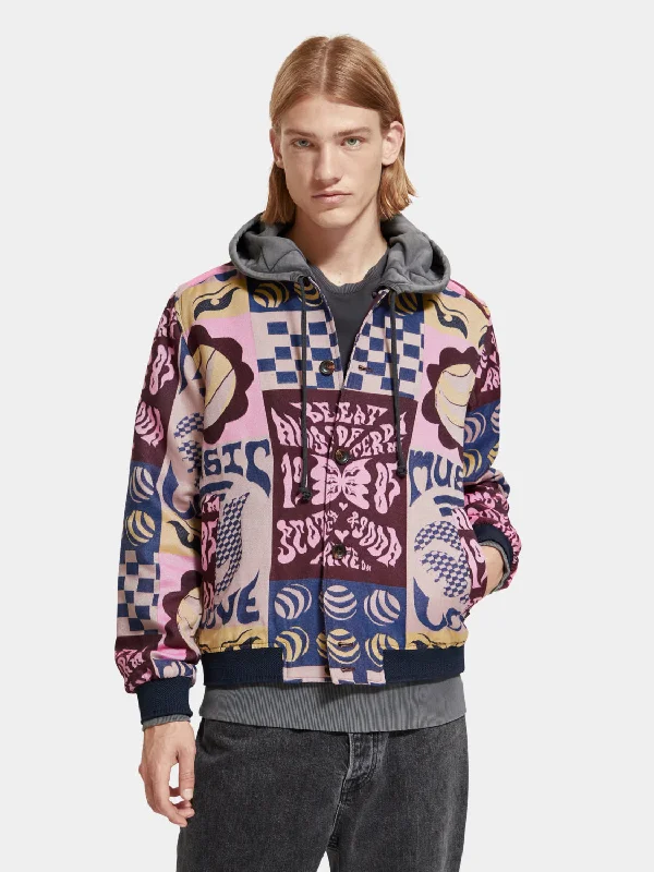 Shop clothing for less – Amazing savings on your favorite styles. Jacquard bomber jacket Shop clothing for less – Amazing savings on your favorite styles. Jacquard bomber jacket