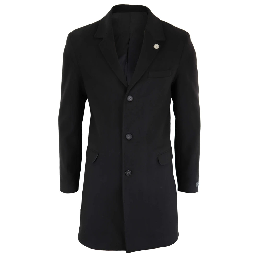 Shop now for affordable fashion – Enjoy free shipping on clothing orders. Men's 3/4 Long Overcoat Jacket Wool Feel Coat Blinders Shop now for affordable fashion – Enjoy free shipping on clothing orders. Men's 3/4 Long Overcoat Jacket Wool Feel Coat Blinders