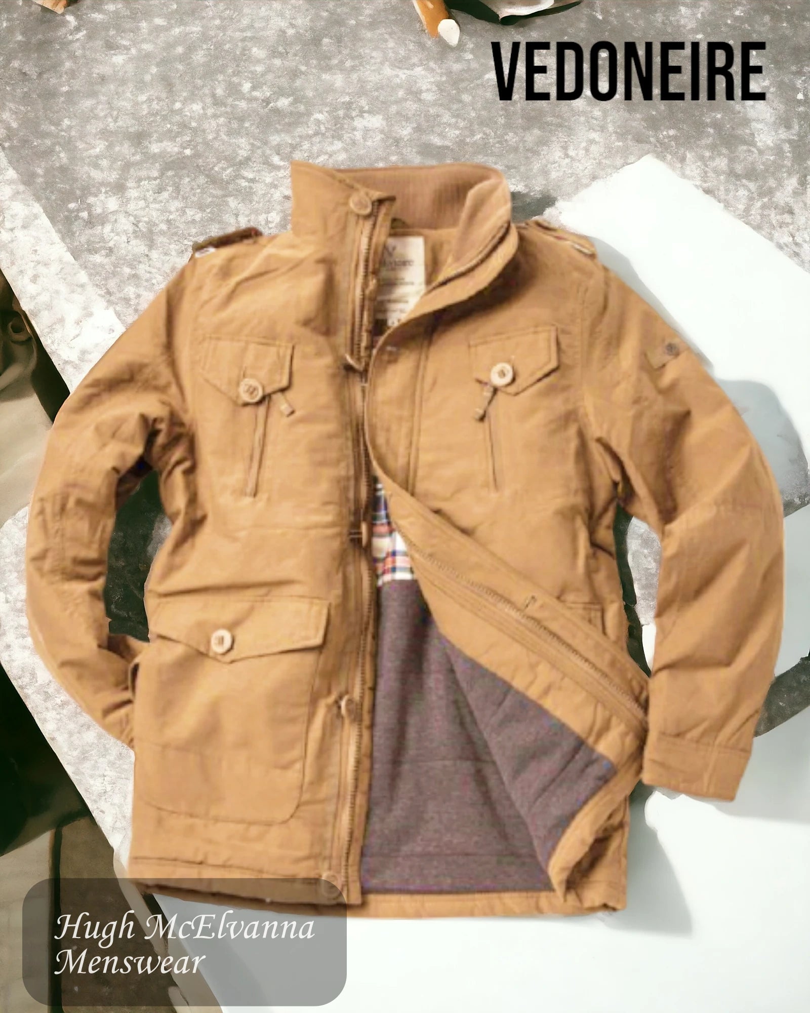 Shop the latest clothing deals – Huge discounts on fashion essentials! Men's Camel ARTIC Jacket by Vedoneire Style: 3048 Shop the latest clothing deals – Huge discounts on fashion essentials! Men's Camel ARTIC Jacket by Vedoneire Style: 3048