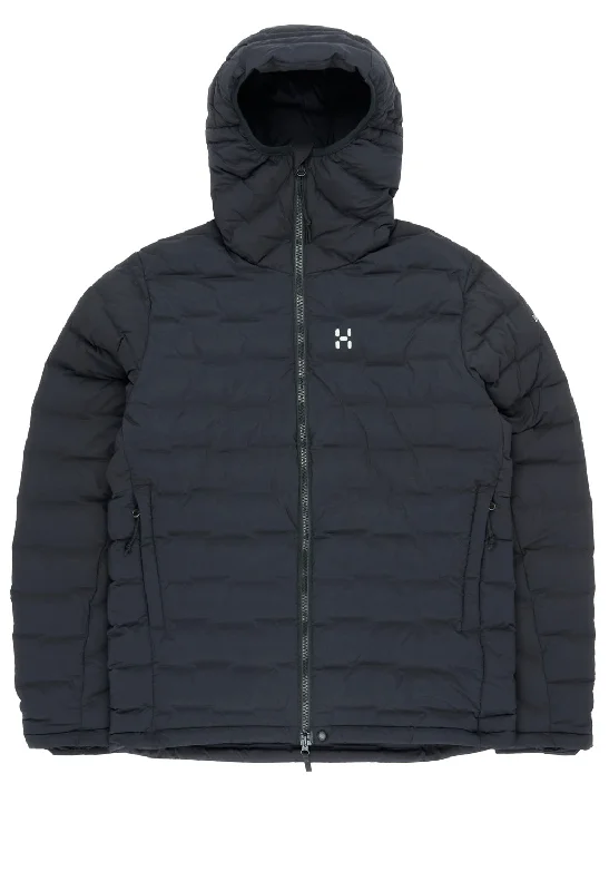 Shop stylish clothing for less – Great deals this week only. Haglofs Men's Spitz Down Hooded Jacket - True Black Shop stylish clothing for less – Great deals this week only. Haglofs Men's Spitz Down Hooded Jacket - True Black