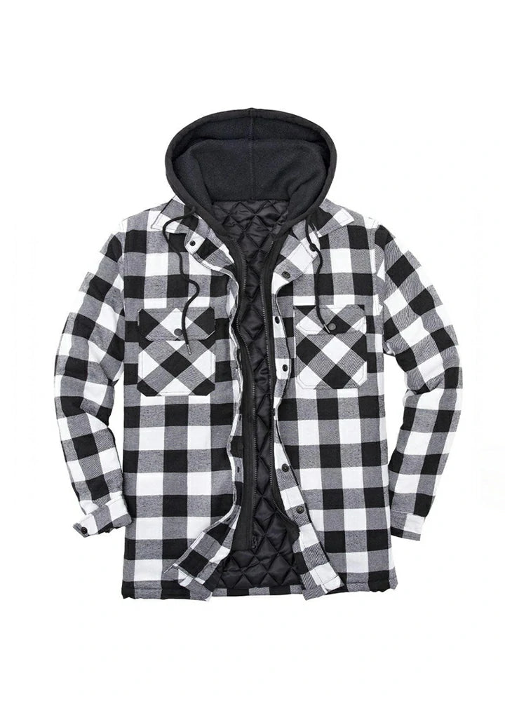 Black White Buffalo Plaid