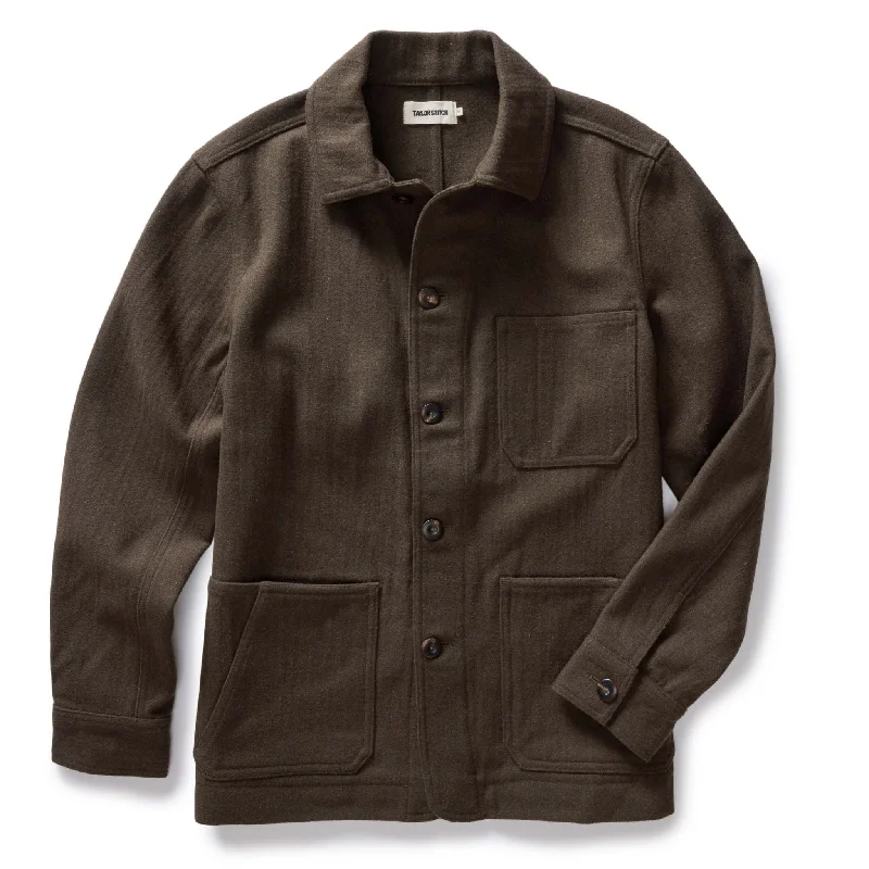 Exclusive discounts on men's fashion – shop today! The Ojai Jacket in Army Herringbone Wool Exclusive discounts on men's fashion – shop today! The Ojai Jacket in Army Herringbone Wool