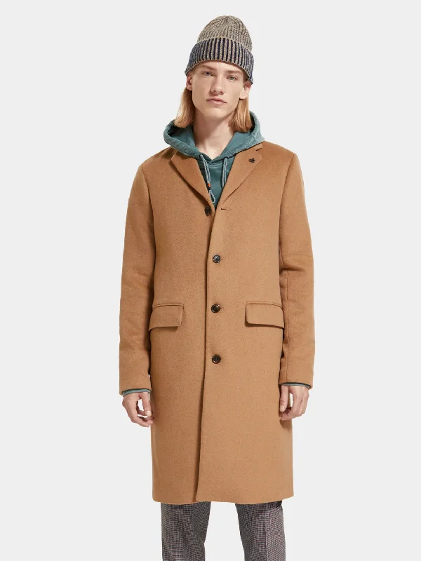 Last chance! Men’s clothing at unbeatable prices. Single-breasted wool blend overcoat Last chance! Men’s clothing at unbeatable prices. Single-breasted wool blend overcoat