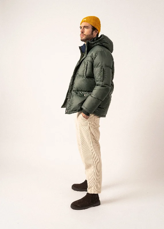 Save big on men’s casual wear – today only! St Octave Hooded Down Jacket - in down and feathers (VEGETAL/NAVY) Save big on men’s casual wear – today only! St Octave Hooded Down Jacket - in down and feathers (VEGETAL/NAVY)