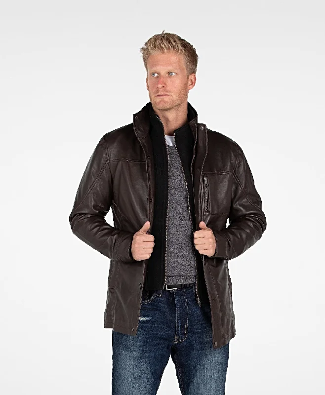 Last chance! Men’s clothing at unbeatable prices. Mens Fancy Lambskin 4 Button Leather Coat Last chance! Men’s clothing at unbeatable prices. Mens Fancy Lambskin 4 Button Leather Coat