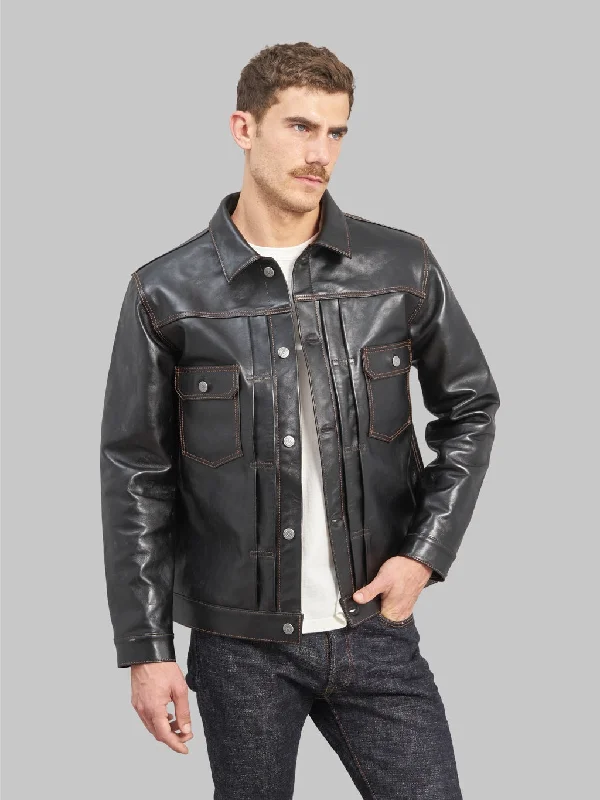 Shop trendy clothing at amazing prices – exclusive deals! The Flat Head FN-LJ-HJ002 Horsehide 50's Type II Jacket Black Shop trendy clothing at amazing prices – exclusive deals! The Flat Head FN-LJ-HJ002 Horsehide 50's Type II Jacket Black