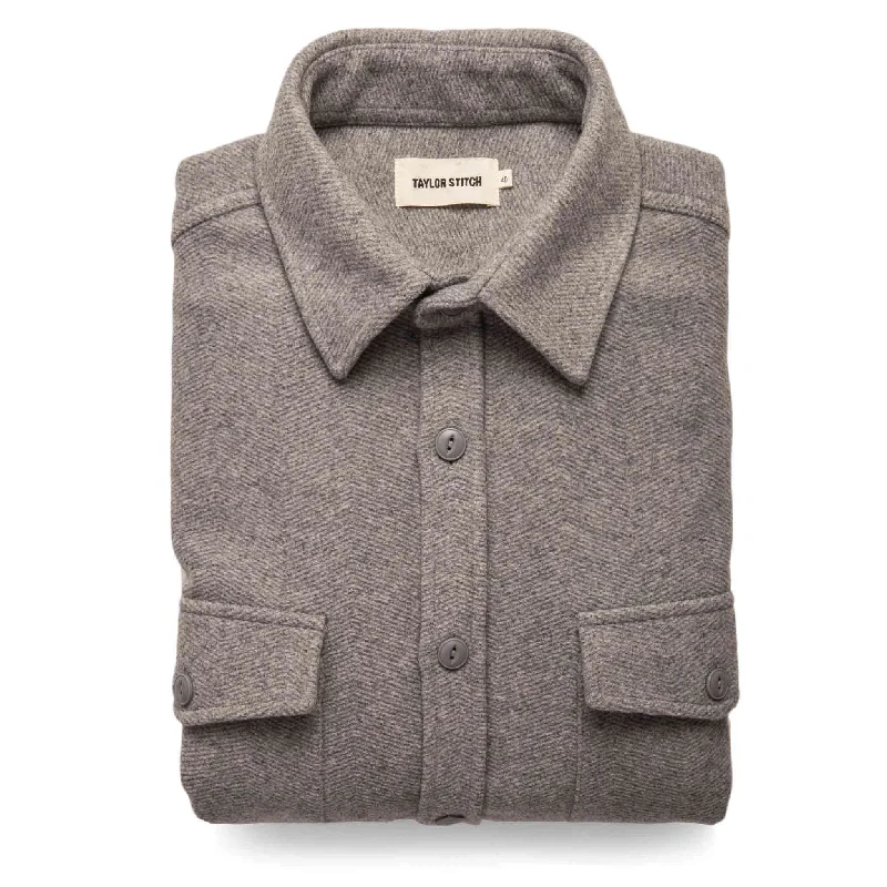 Flash sale: Men’s clothing essentials at irresistible prices! The Maritime Shirt Jacket in Heather Ash Wave Flash sale: Men’s clothing essentials at irresistible prices! The Maritime Shirt Jacket in Heather Ash Wave