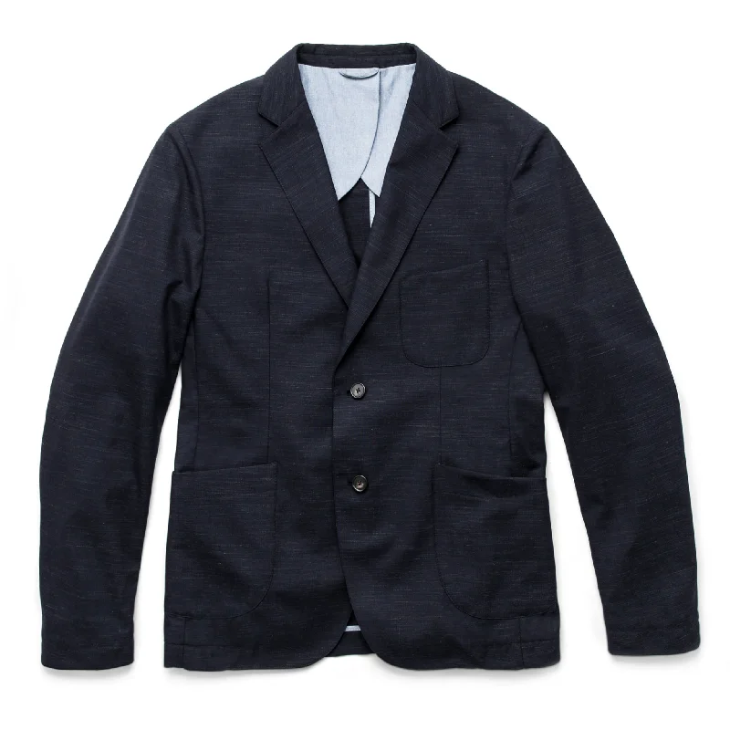 Shop affordable clothing for all occasions –  The Telegraph Jacket in Navy Slub