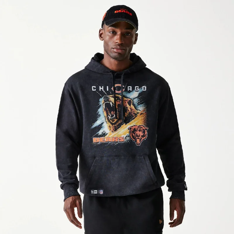 Flash discounts on men’s clothing – Don’t miss out! Chicago Bears NFL Games Premium Apparel Black Oversized Pullover Hoodie Flash discounts on men’s clothing – Don’t miss out! Chicago Bears NFL Games Premium Apparel Black Oversized Pullover Hoodie