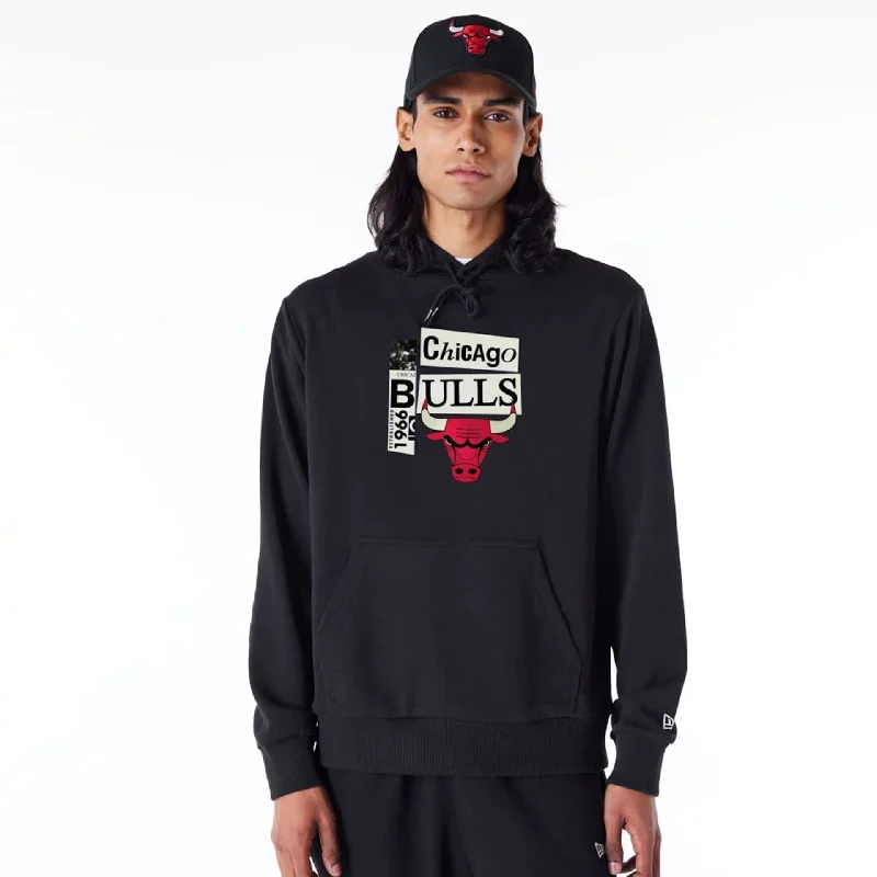 Exclusive discounts on men's fashion – shop today! Chicago Bulls Newspaper Graphic Black Pullover Hoodie Exclusive discounts on men's fashion – shop today! Chicago Bulls Newspaper Graphic Black Pullover Hoodie