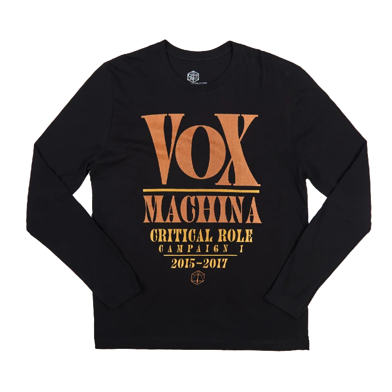 Big discounts – don’t miss out!  Vox Machina Black Long Sleeve