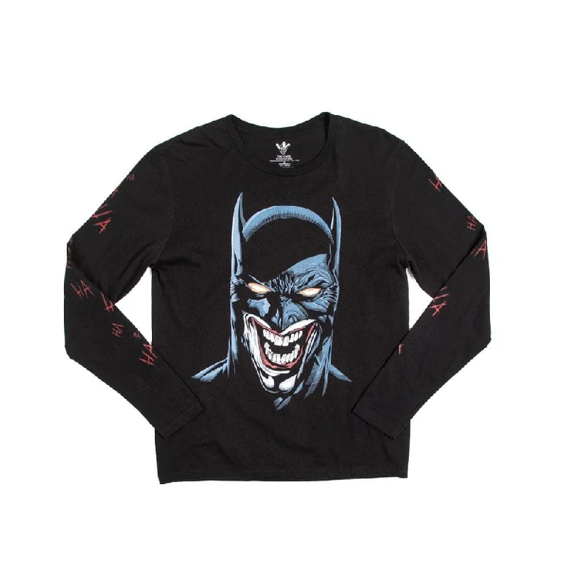 Shop the ultimate men’s clothing sale – incredible prices on your favorite styles. Batman & Joker Bats Mash-Up Black Long Sleeve Tee Shop the ultimate men’s clothing sale – incredible prices on your favorite styles. Batman & Joker Bats Mash-Up Black Long Sleeve Tee