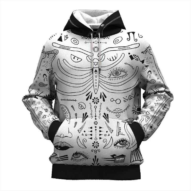 Men’s fashion sale – new deals added every day!  Doodle Skeleton Hoodie