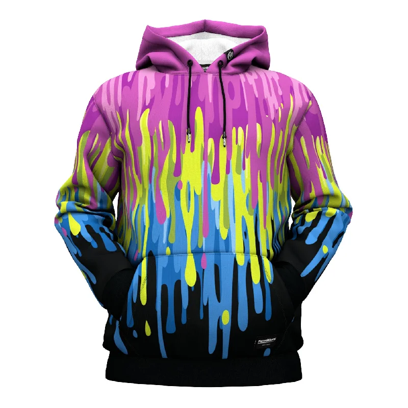 Flash discounts – men’s clothing essentials for less.  Dripping Paint Hoodie