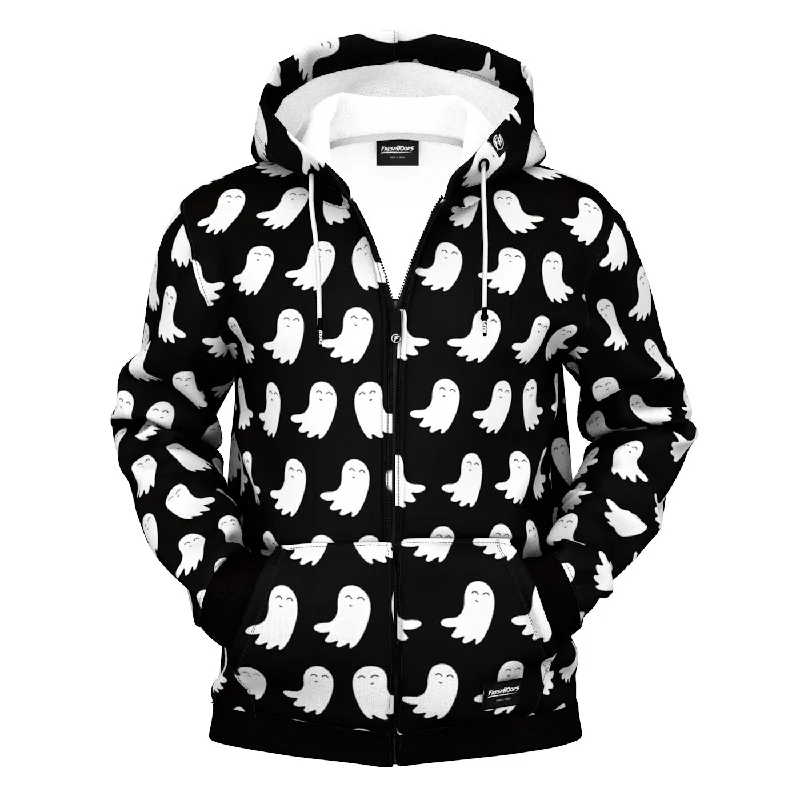 Exclusive discounts on men's fashion – shop today!  Ghostly Zip Up Hoodie